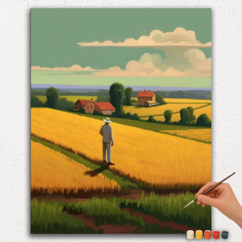 Paint-By-Numbers-DIamond-Painting-Ver-jpgg-60 Golden Fields - Paint by Numbers