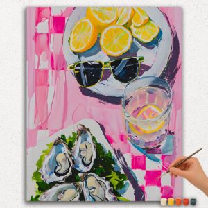 Zitronensaft auf dem Tisch