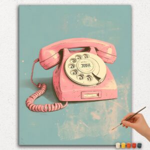Diamond Paintings and Paint by Numbers 14 Vintage Telephone