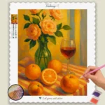 Peach_Roses_and_Warm_Fruits_Still_Life