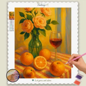 Peach_Roses_and_Warm_Fruits_Still_Life