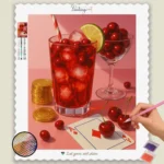 Red Cocktail and Poker Vibes 1