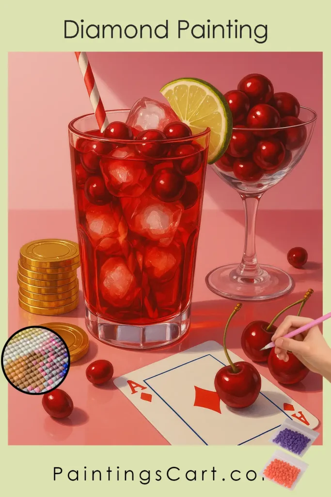 Red_Cocktail_and_Poker_Vibes_float-diamond-painting-paintingscart Red Cocktail and Poker Vibes 1