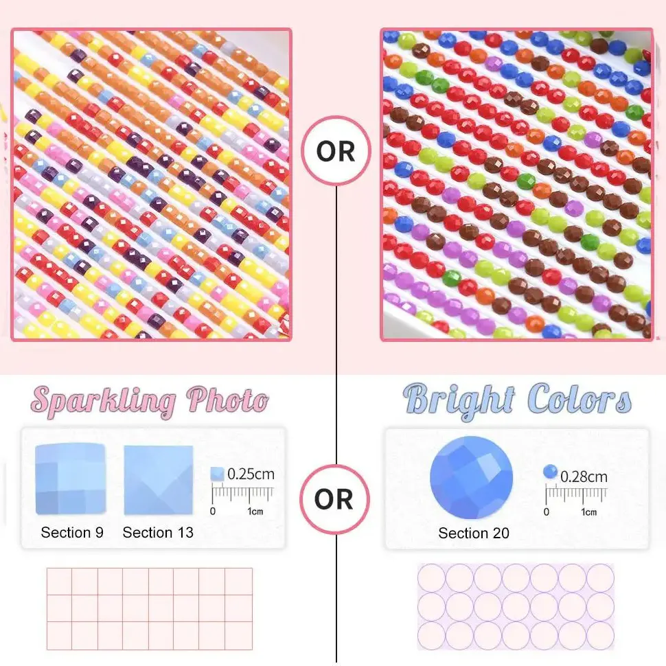 Custom Diamond Painting Kit From Your Photo | PaintingsCart 4 Round Drills vs. Square Drills : Which is Right for You?