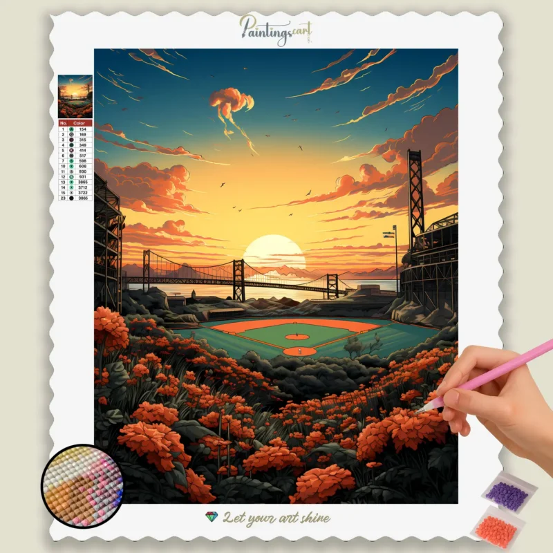 San_Francisco_713508_base-diamond-painting-paintingscart Bridge in San Francisco