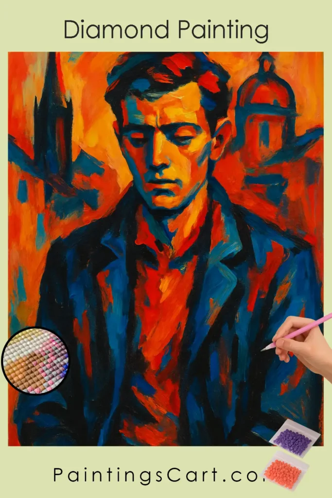 Figure Solitaire dans un Paysage Urbain Abstrait 1 Solitary_Figure_in_Abstract_Cityscape