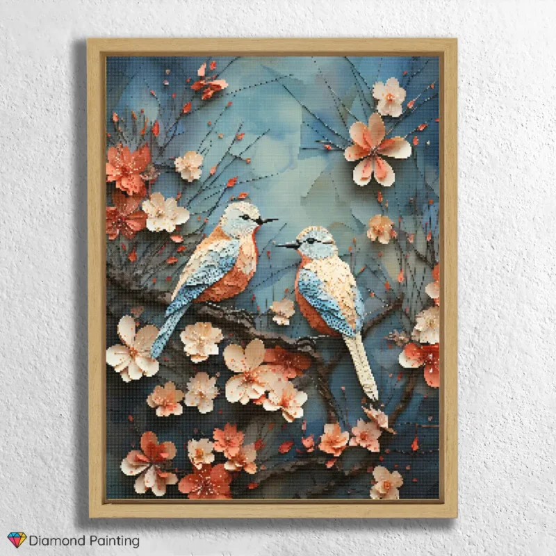 Pájaros en Primavera Origami