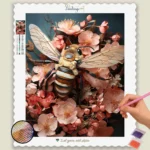 Honningbi På Blomst