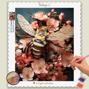 Honningbi På Blomst