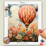 Luchtballon Spring Origami