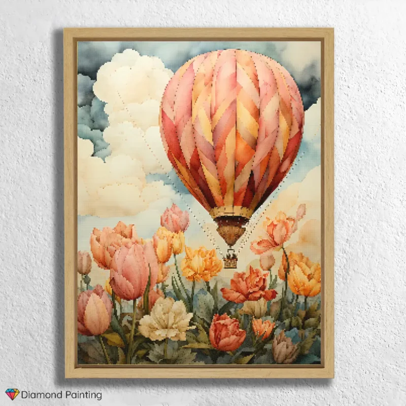 Luchtballon Spring Origami