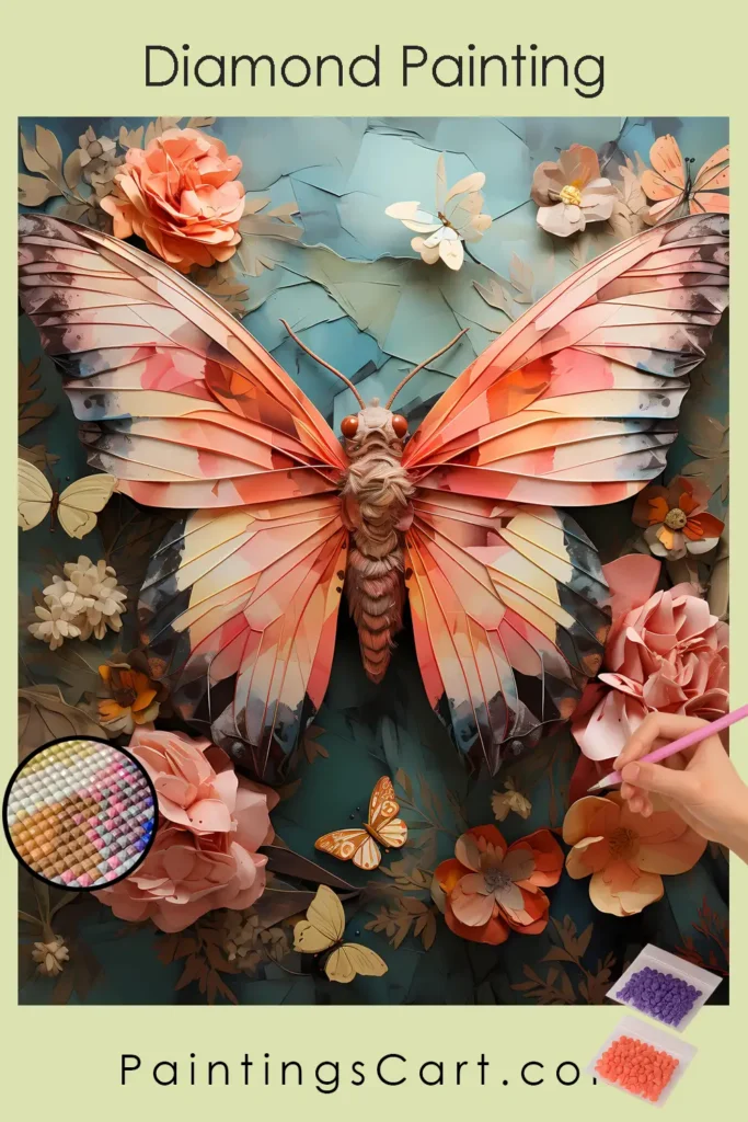 Pink Butterfly 1 Lyserød Sommerfugl