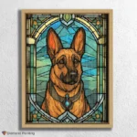 Schäfrar i Glasmålningstil