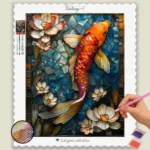 Poissons Colorés en Vitrail