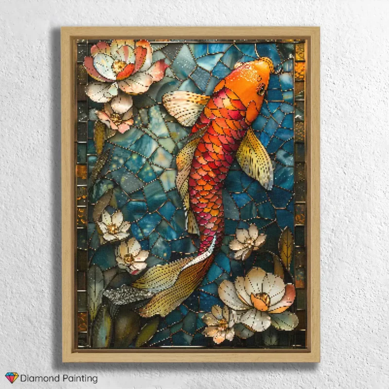 Poissons Colorés en Vitrail