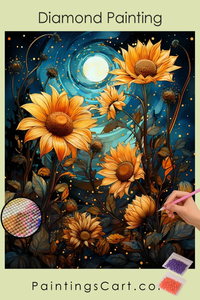 Amazing Sunflowers at Dusk 1 Amazing Sunflowers at Dusk