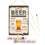 Bier aus aller Welt Metallposter