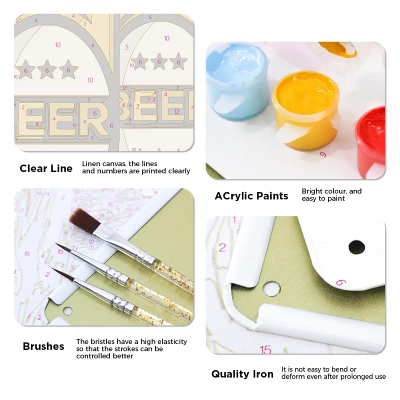 Bier Premium Qualität Metallposter