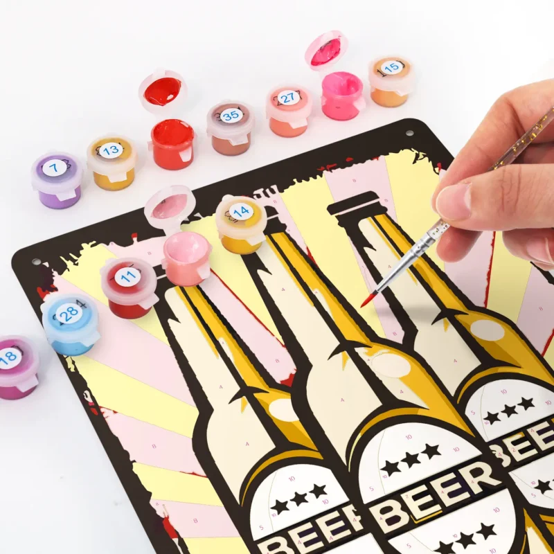 Bier Premium Qualität Metallposter