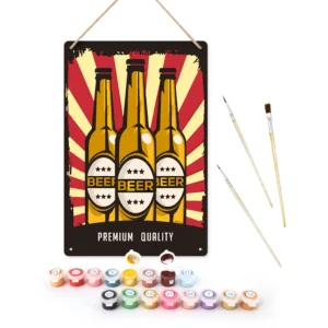 Best Paint by Numbers Kits for Adults and Kids 67 Beer Premium Quality