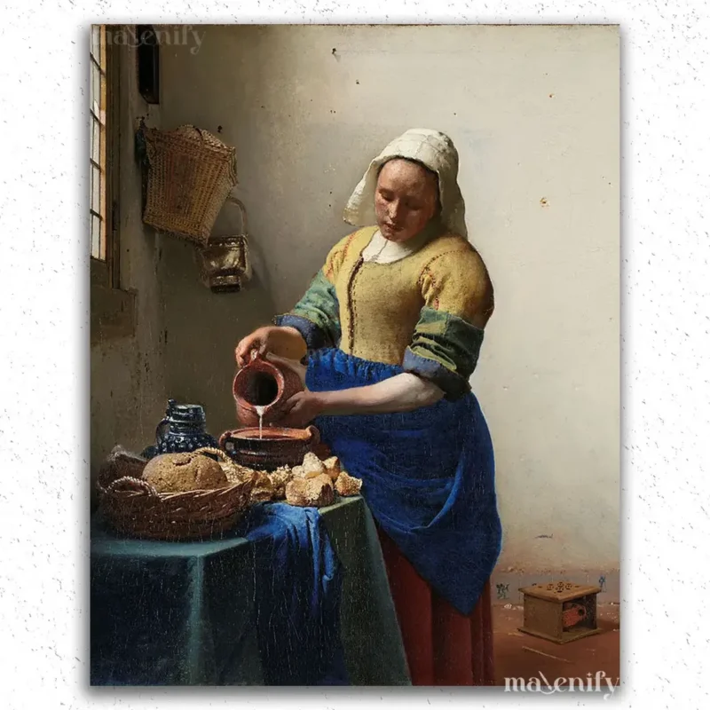 The-Milkmaid-c.-1660 The Milkmaid