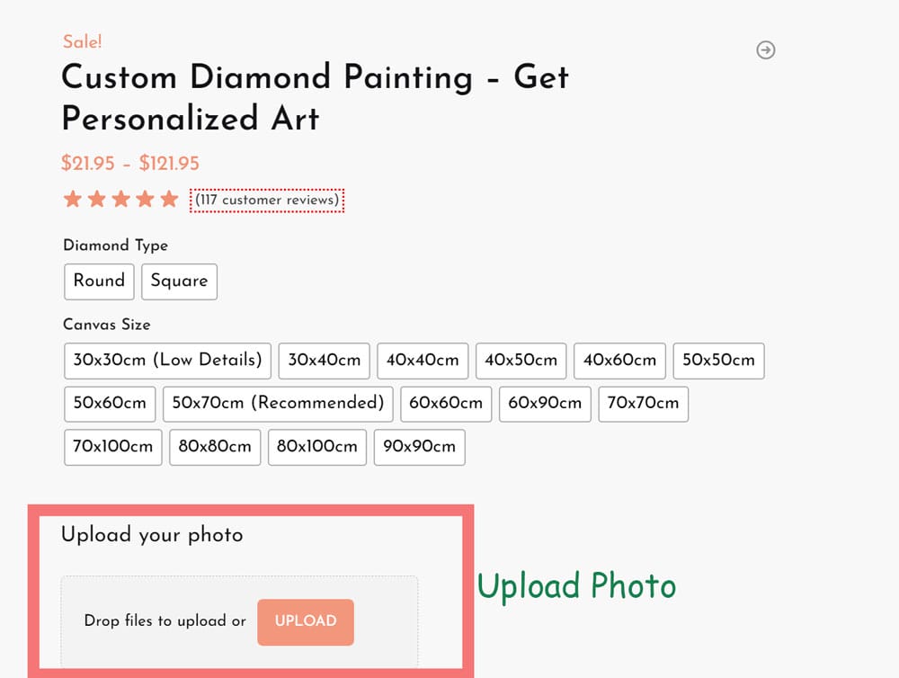 How do you create a custom diamond painting? — Step-by-Step Guide 5 Upload Photo DIY paintings - Paint by numbers - Diamond Painting