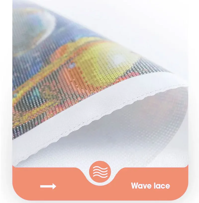 Wavy diamond painting canvas DIY paintings - Paint by numbers - Diamond Painting