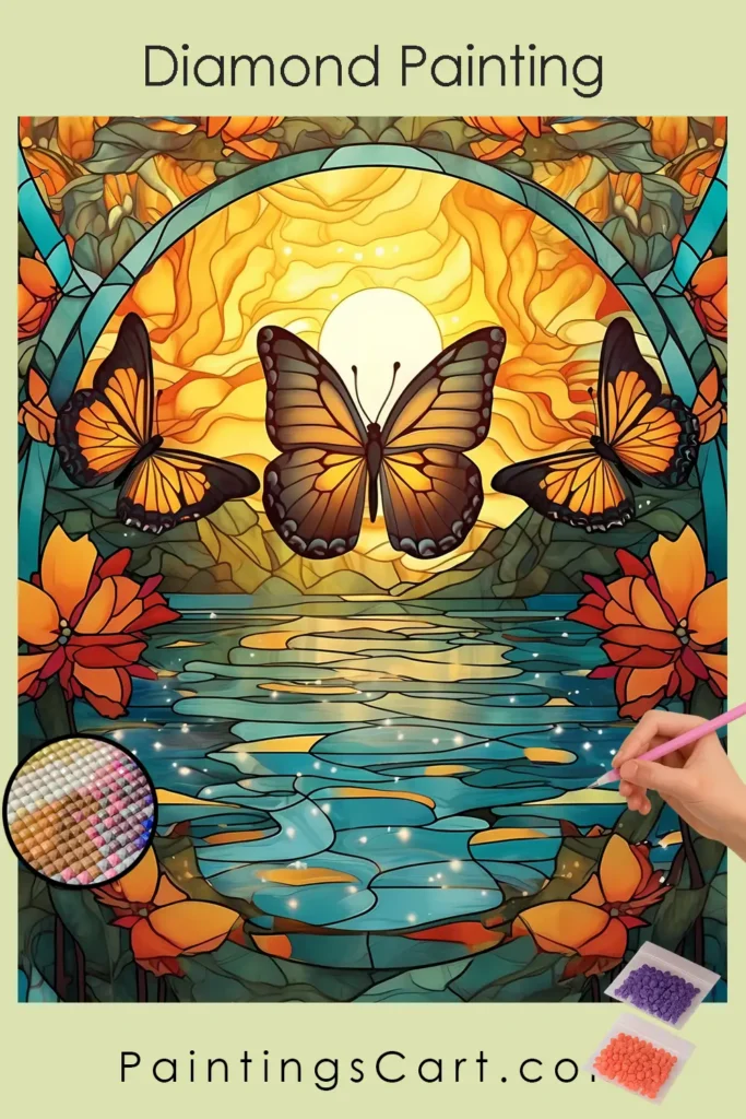 Butterflies Stained Glass