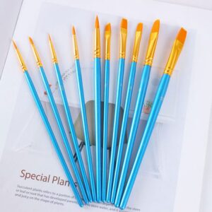 Paint by Numbers Brushes - 10PCs