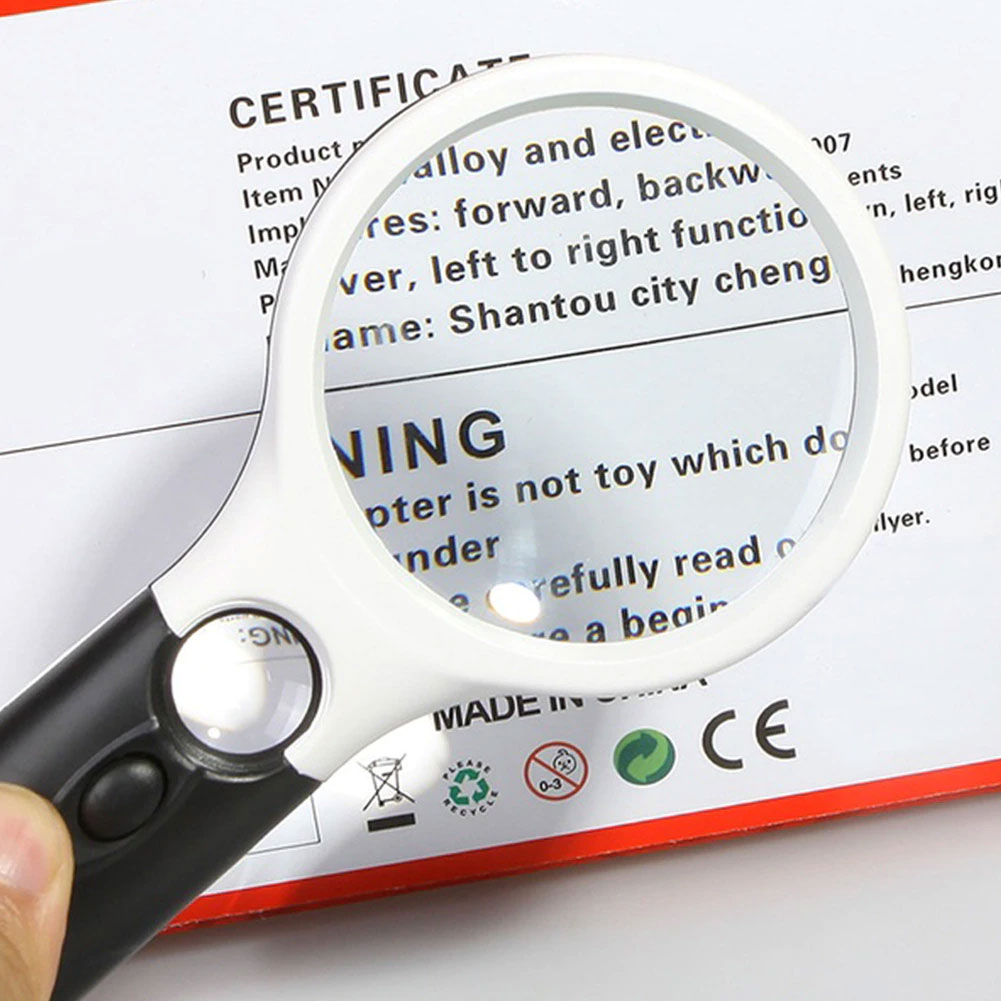 Handheld Magnifier - with LED Light 3 5 4 1 DIY paintings - Paint by numbers - Diamond Painting