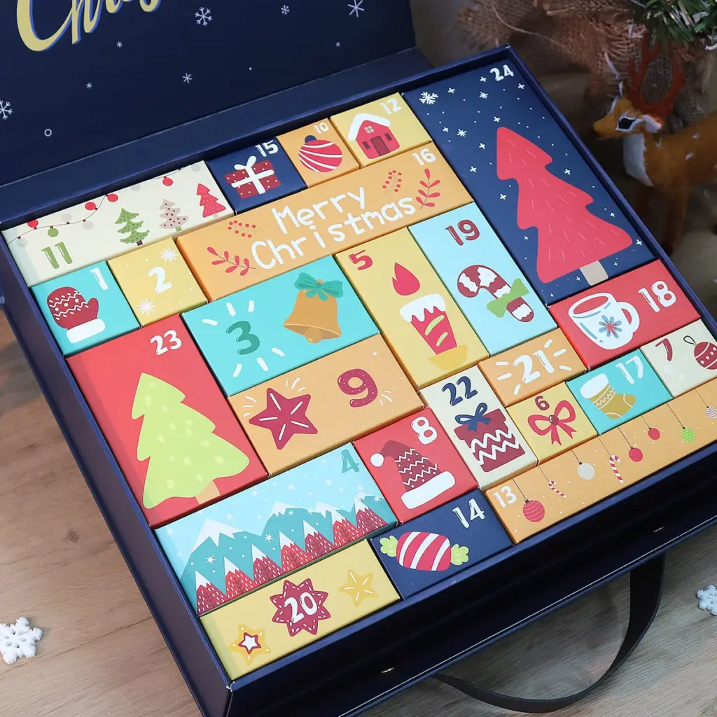 Diamond Painting - Advent Calendar 2025 - Blue 1 67960 Paint by numbers Diamond Painting webp