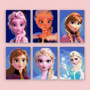 Diamond Paintings och Paint by Numbers 12 Schwestern aus Arendelle