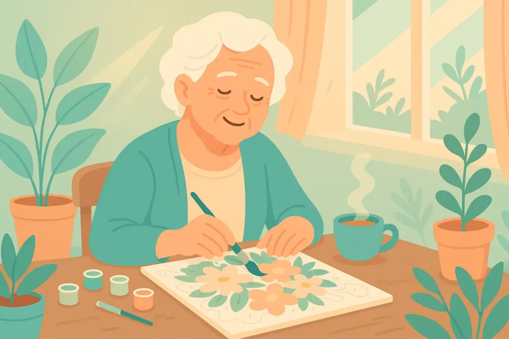 3 Reasons Why Seniors should Start Paint by numbers? 3 Benefits Paint by numbers for seniors stress free 1024x683 1 DIY paintings - Paint by numbers - Diamond Painting