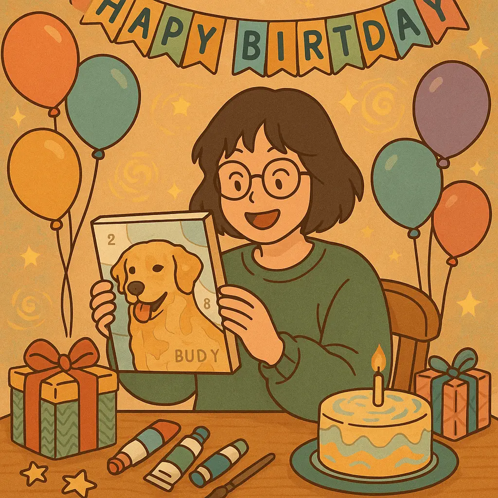 Surprise Loved Ones: Custom Paint by Numbers as the Ultimate Gift 5 Birthday Gift Painting