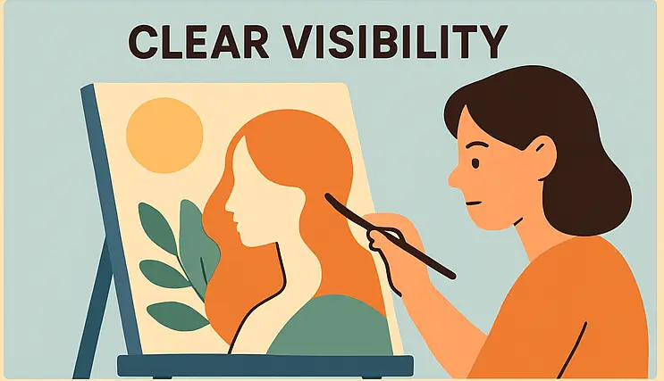 Step-by-Step Guide to Painting Your First Paint by Numbers Canvas 7 Clear Visibility