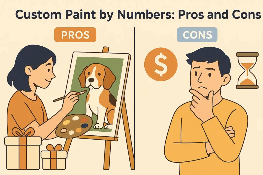 Custom Paint by Numbers: Pros and Cons