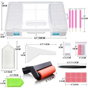 Diamond Painting Tools 7 DIY paintings - Paint by numbers - Diamond Painting