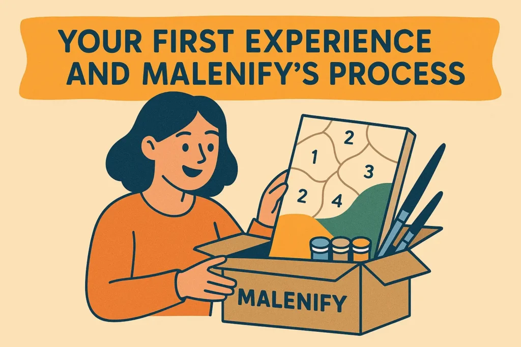 What to Expect from Your First Paint by Numbers Experience? 3 Your First Experience and Profile Malenify’s Process