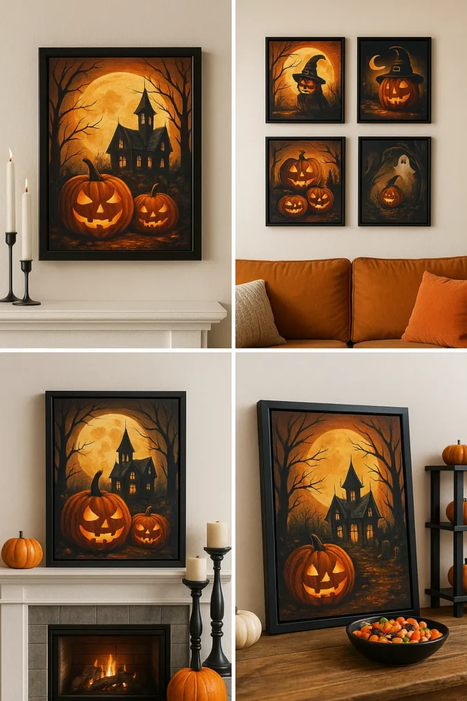Spooktacular DIY Halloween Decor: A Paint-by-Numbers Guide 5 From Canvas to Decor: Creative Display Ideas Halloween decor