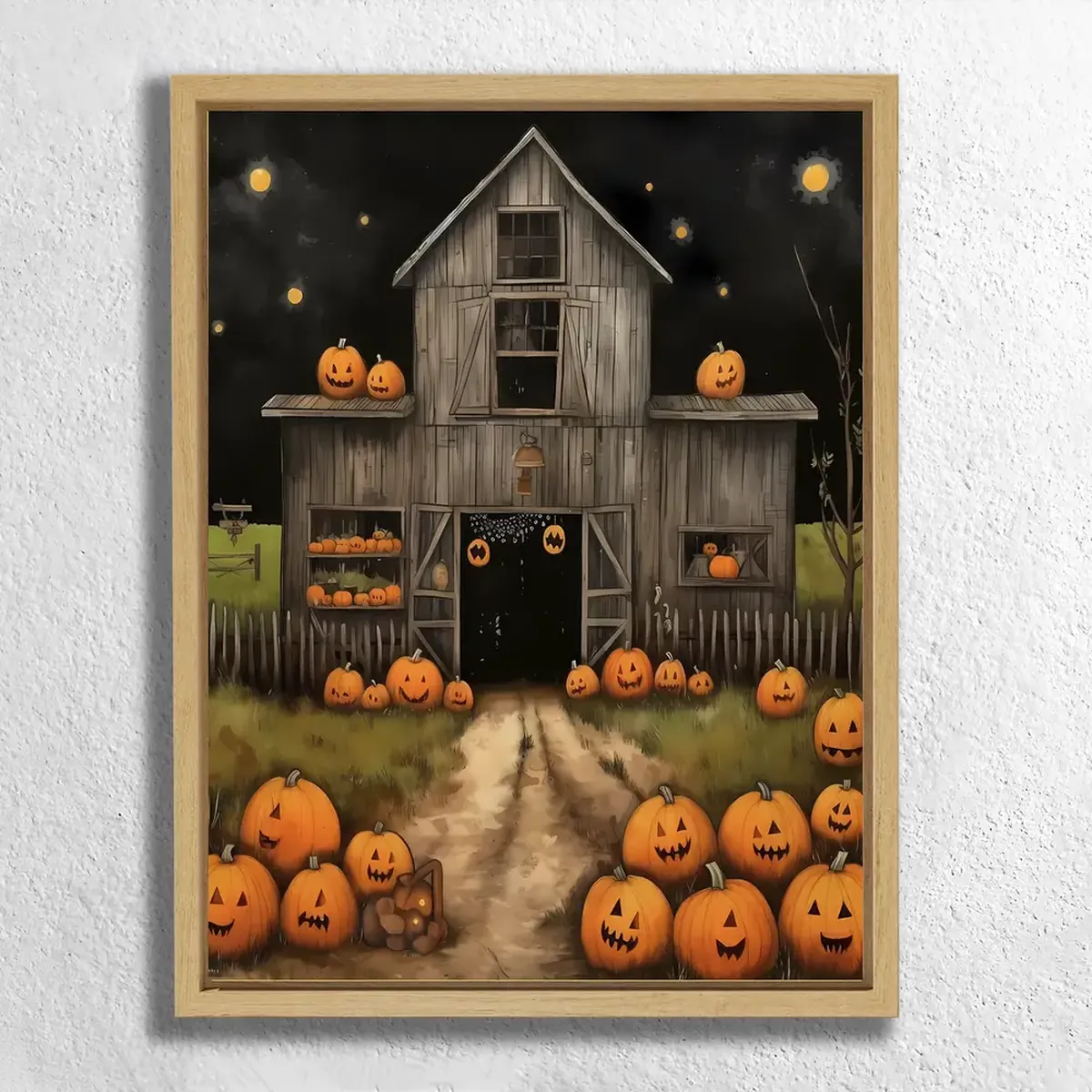 ️ Haunted House Paintings: Dark & Dreamy Art for a Spooky Halloween 4 Halloween à la ferme (16)_floatver_peinture-par-numéros_webp