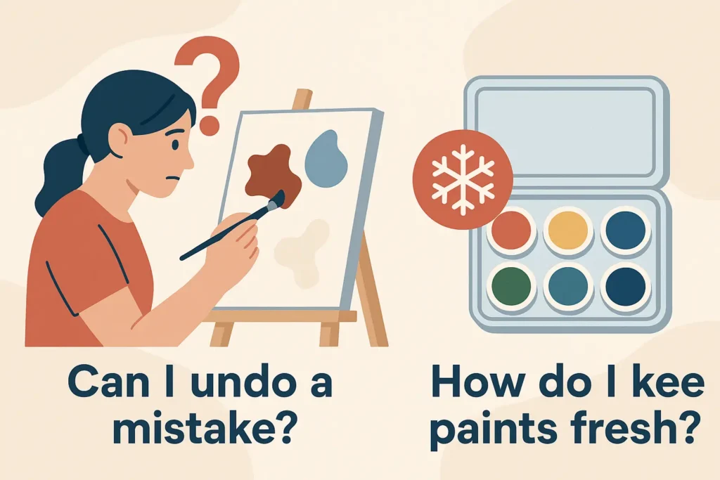 How to undo a mistake 1024x683 1 DIY paintings - Paint by numbers - Diamond Painting