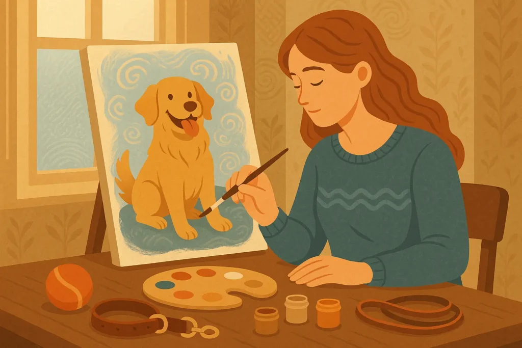 Inspiring Custom Paint by Numbers Stories: Real Customer Masterpieces 3 Pet paint by numbers 1024x683 1 DIY paintings - Paint by numbers - Diamond Painting