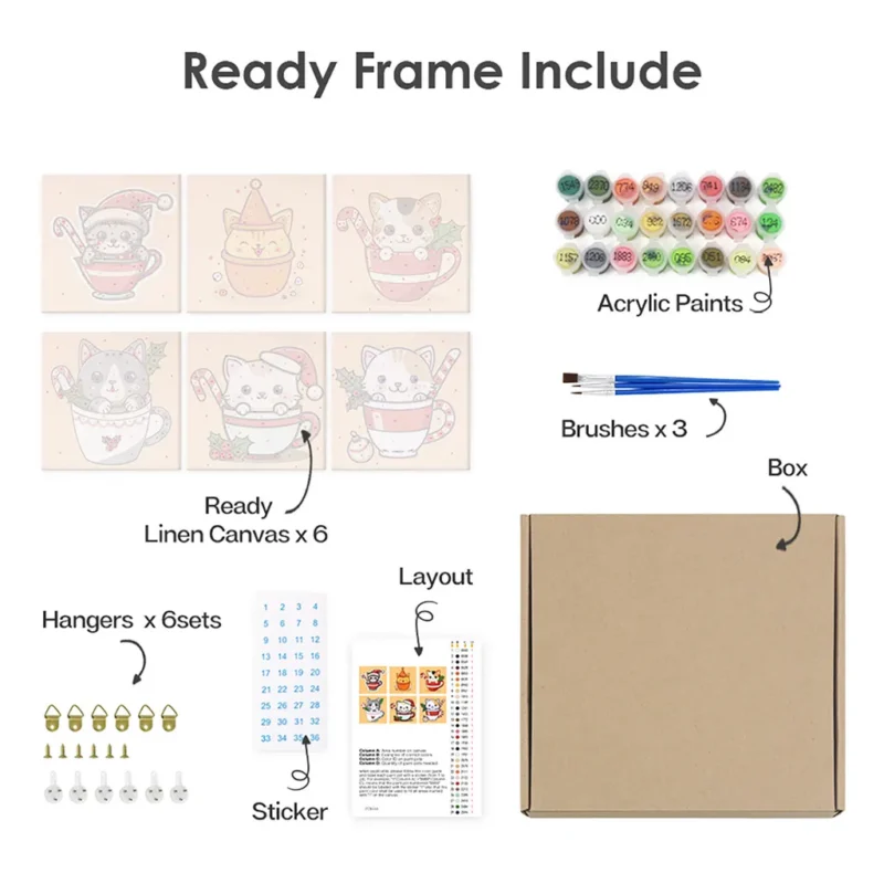 Pre Framed Paint by Numbers