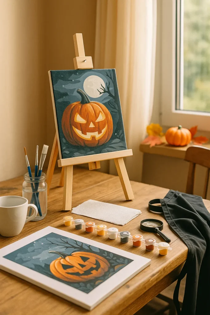 Spooktacular DIY Halloween Decor: A Paint-by-Numbers Guide 4 Spooky Designs DIY home Decor 683x1024 1 DIY paintings - Paint by numbers - Diamond Painting