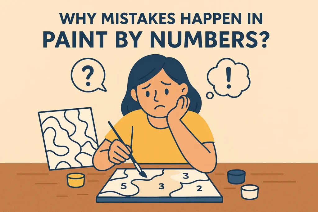 Why Mistakes Happen in Paint by Numbers?