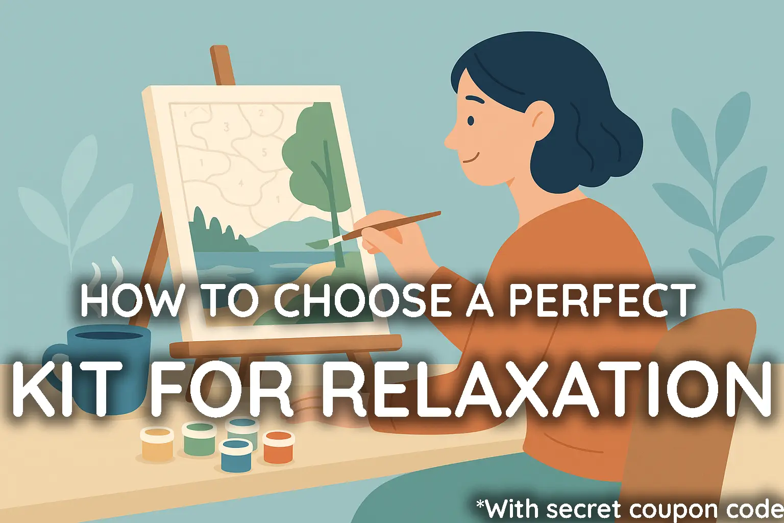 how to choose a perfect paint by numbers kit for relaxation
