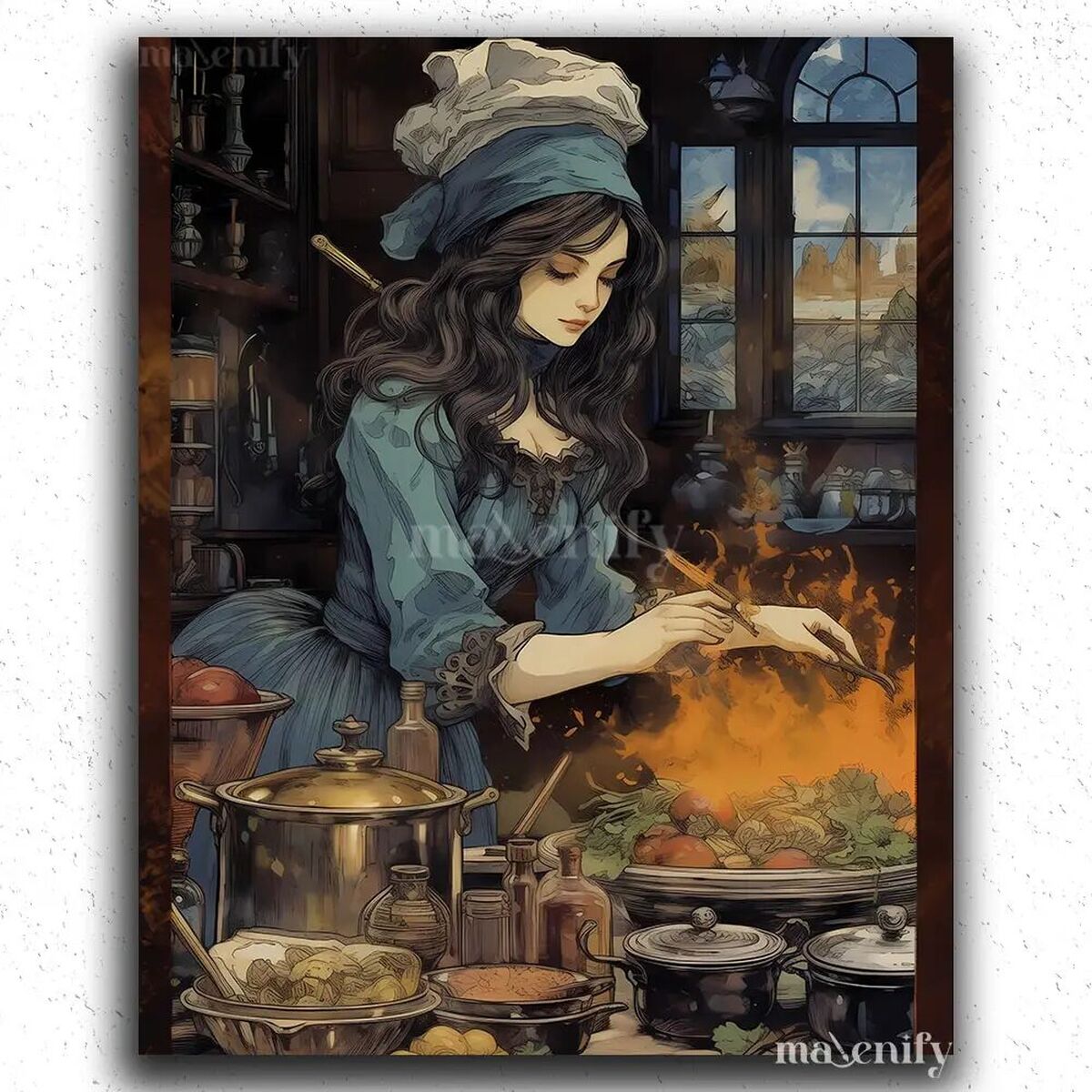 Bewitching Brushes: Explore the Magic of Our New Witch Paintings 9 image 6 DIY paintings - Paint by numbers - Diamond Painting
