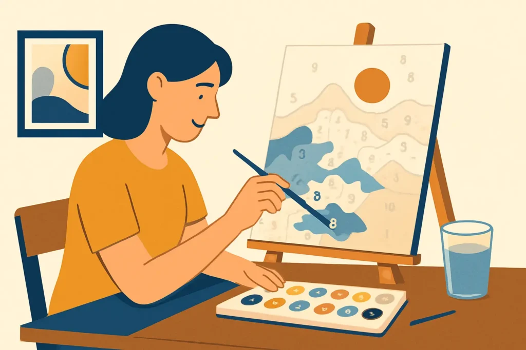 What to Expect from Your First Paint by Numbers Experience? 5 Painting Process: