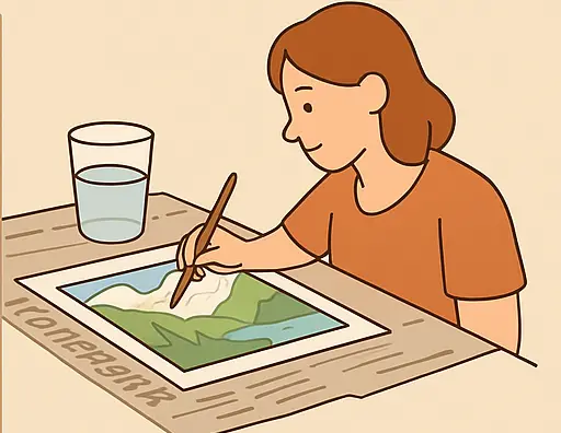 Ultimate Guide to Paint by Numbers for Beginners 8 Painting illustration