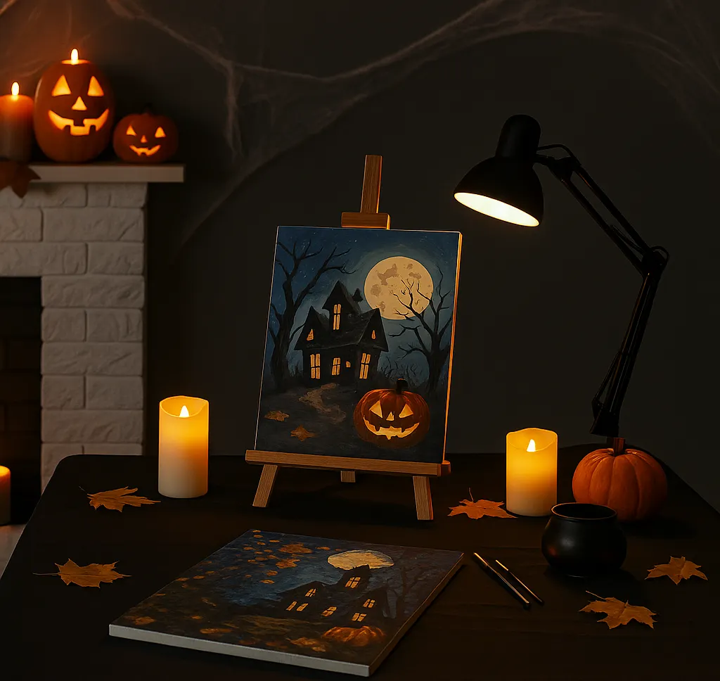 Host a Hauntingly Fun Paint-by-Numbers Halloween Party 6 Step 3: Conjure the Perfect Atmosphere